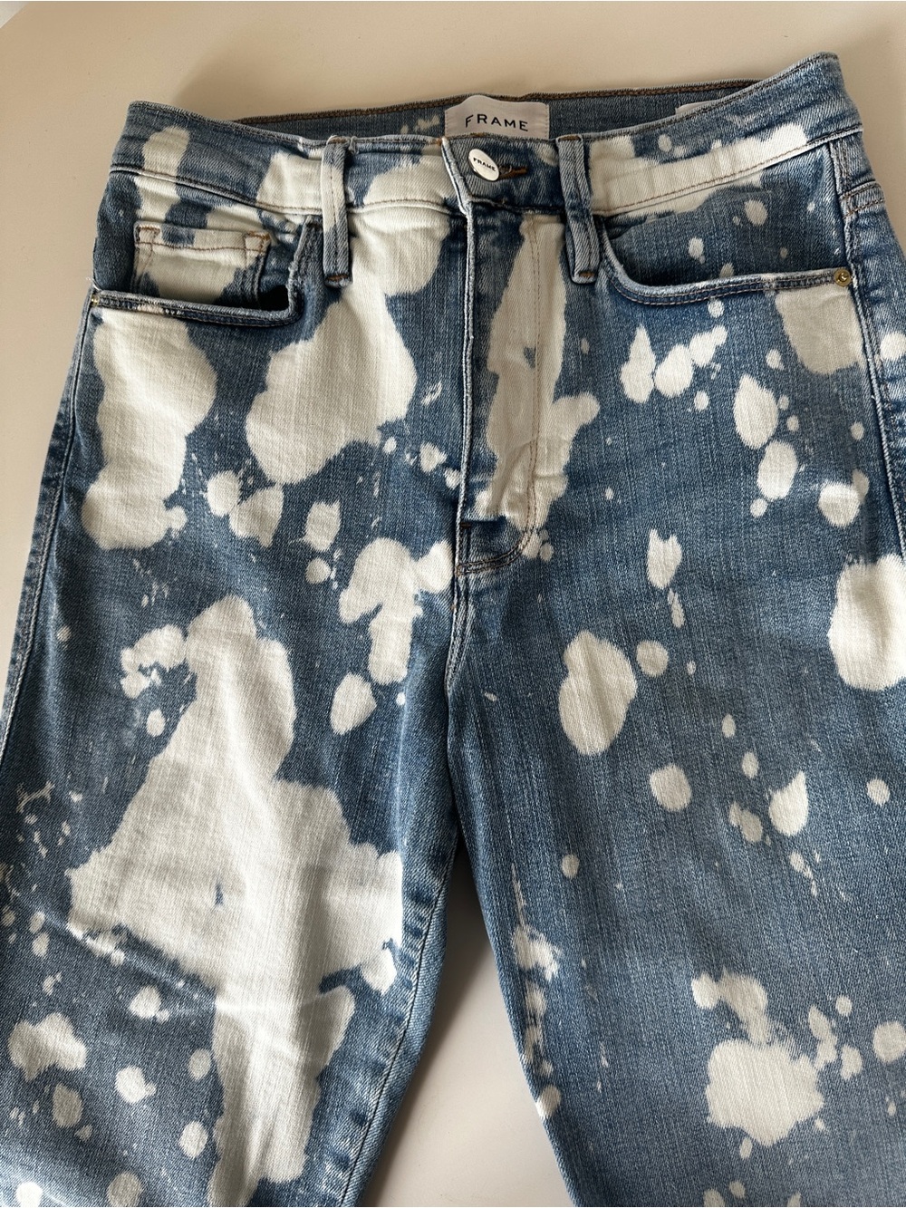 Frame Bleach-Splash Jeans sz 28 
New without tags